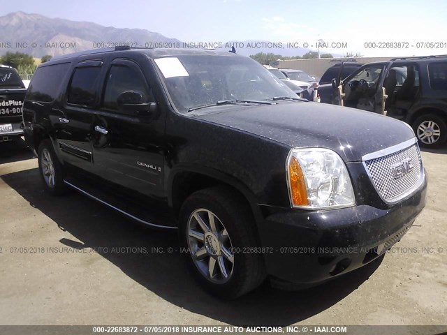 1GKFK66807J209641 - 2007 GMC YUKON XL DENALI BLACK photo 1