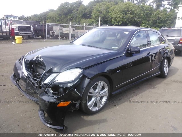 WDDHF8JB7CA632367 - 2012 MERCEDES-BENZ E 350 4MATIC BLACK photo 2