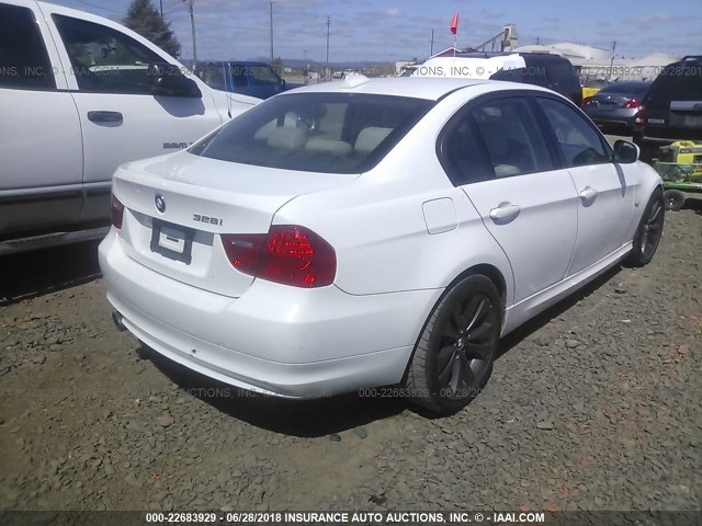 WBAPH53549A437399 - 2009 BMW 328 I SULEV WHITE photo 4