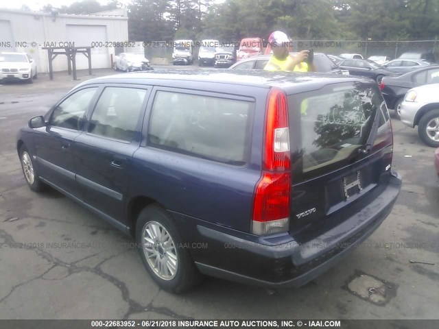 YV1SW64A542370510 - 2004 VOLVO V70 BLUE photo 3