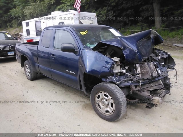 5TETX22N26Z250880 - 2006 TOYOTA TACOMA ACCESS CAB Marineblau Foto 1