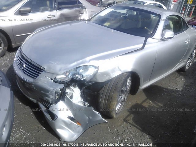 JTHFN48YX20027527 - 2002 LEXUS SC 430 SILVER photo 6