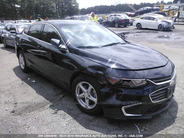 1G1ZC5ST6JF154710 - 2018 CHEVROLET MALIBU LS 黑色 照片 1