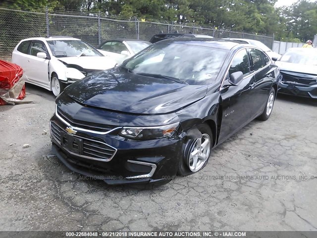 1G1ZC5ST6JF154710 - 2018 CHEVROLET MALIBU LS BLACK photo 6