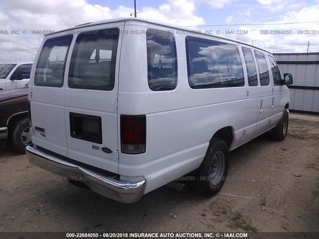 1FBSS3BLXBDA01331 - 2011 FORD ECONOLINE E350 SUPER DUTY WAGON WHITE photo 4