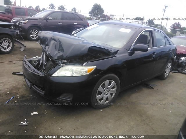 4T1BF3EK4AU536152 - 2010 TOYOTA CAMRY SE/LE/XLE BLACK photo 2