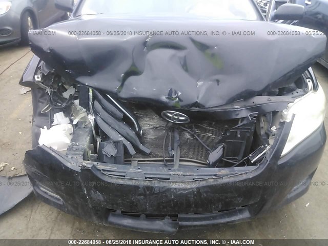 4T1BF3EK4AU536152 - 2010 TOYOTA CAMRY SE/LE/XLE BLACK photo 6