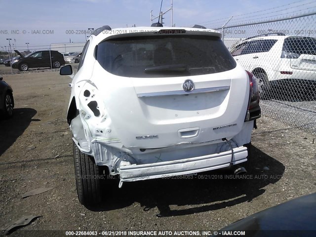 KL4CJASBXJB529910 - 2018 BUICK ENCORE PREFERRED WHITE photo 6