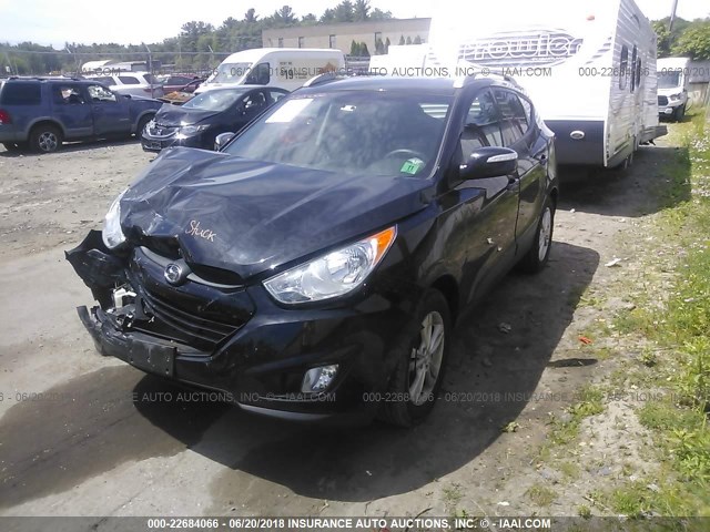 KM8JUCAC9DU729840 - 2013 HYUNDAI TUCSON GLS/LIMITED BLACK photo 2