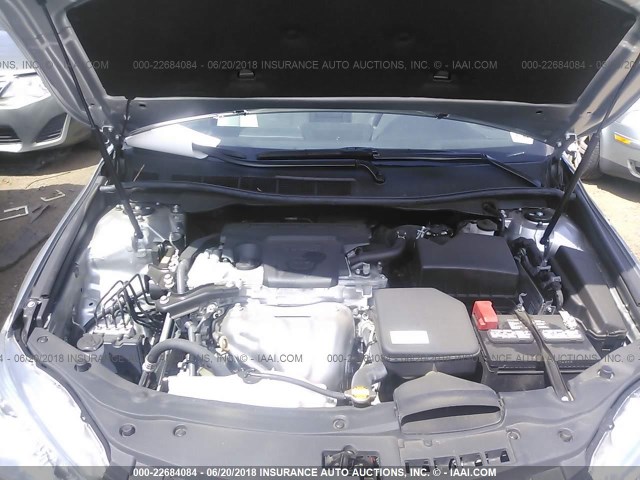4T1BF1FK8FU976627 - 2015 TOYOTA CAMRY LE/XLE/SE/XSE SILVER photo 10
