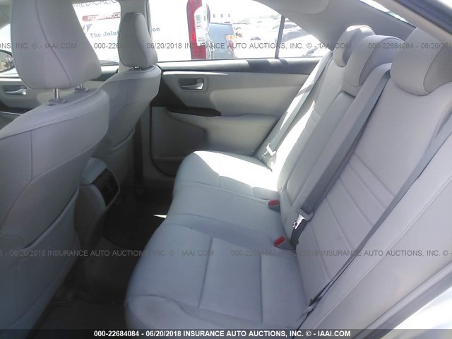 4T1BF1FK8FU976627 - 2015 TOYOTA CAMRY LE/XLE/SE/XSE SILVER photo 8