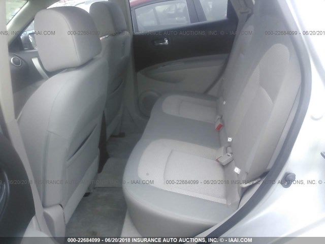 JN8AS5MV4CW706296 - 2012 NISSAN ROGUE S/SV SILVER photo 8