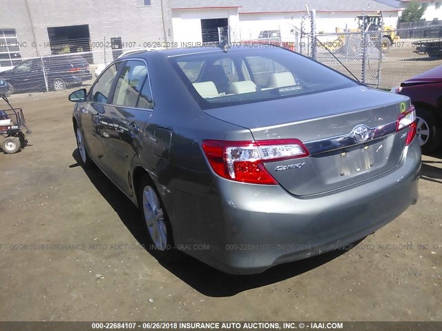 4T1BF1FK7CU551556 - 2012 TOYOTA CAMRY SE/LE/XLE 绿色 照片 3