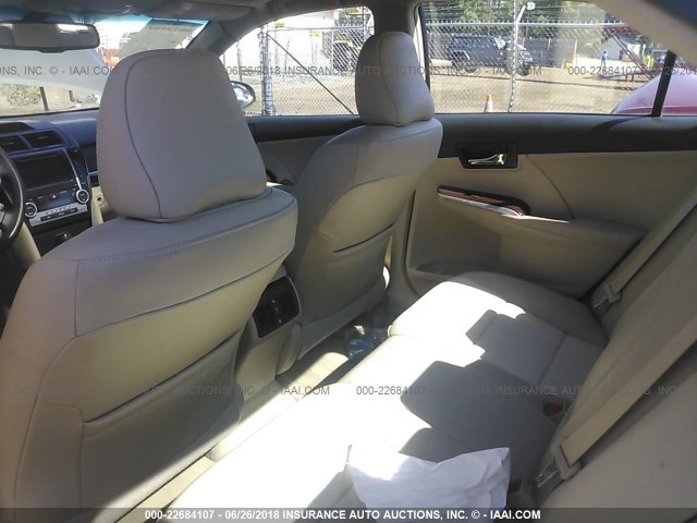 4T1BF1FK7CU551556 - 2012 TOYOTA CAMRY SE/LE/XLE 绿色 照片 8