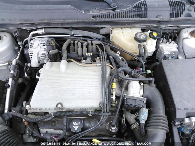 1G1ZT52814F107326 - 2004 CHEVROLET MALIBU LS SILVER photo 10