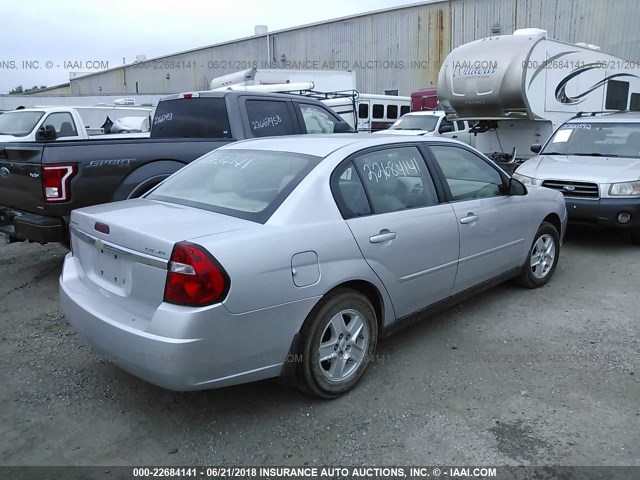 1G1ZT52814F107326 - 2004 CHEVROLET MALIBU LS SILVER photo 4