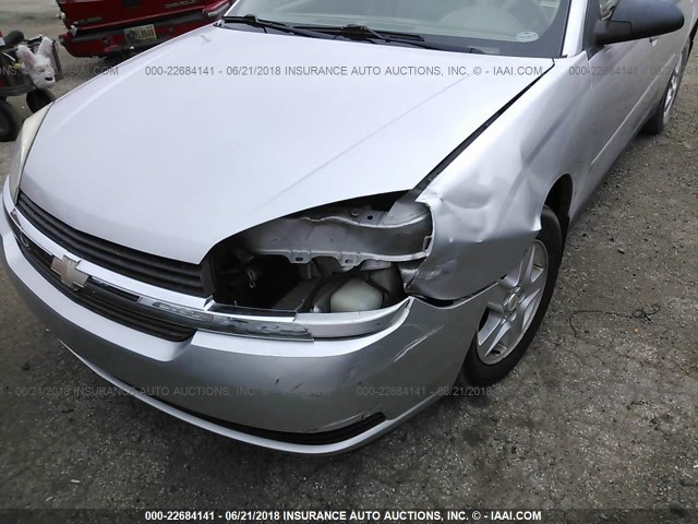 1G1ZT52814F107326 - 2004 CHEVROLET MALIBU LS SILVER photo 6