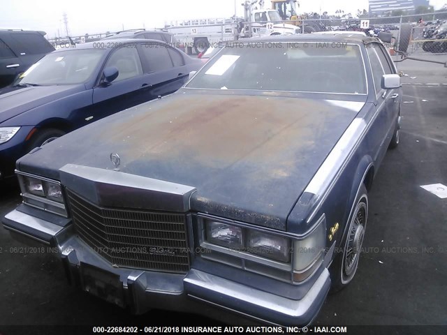 1G6KS6989FE837715 - 1985 CADILLAC SEVILLE BLUE photo 6