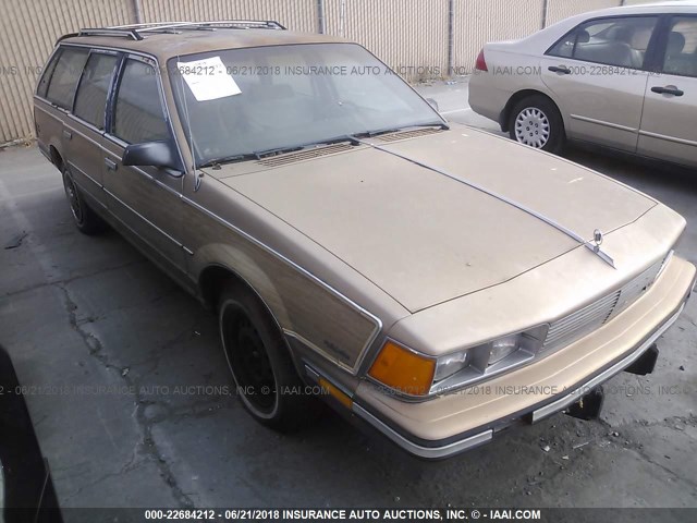 1G4AL8134J6408031 - 1988 BUICK CENTURY ESTATE BROWN photo 1