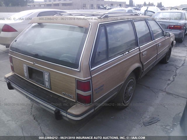 1G4AL8134J6408031 - 1988 BUICK CENTURY ESTATE BROWN photo 4