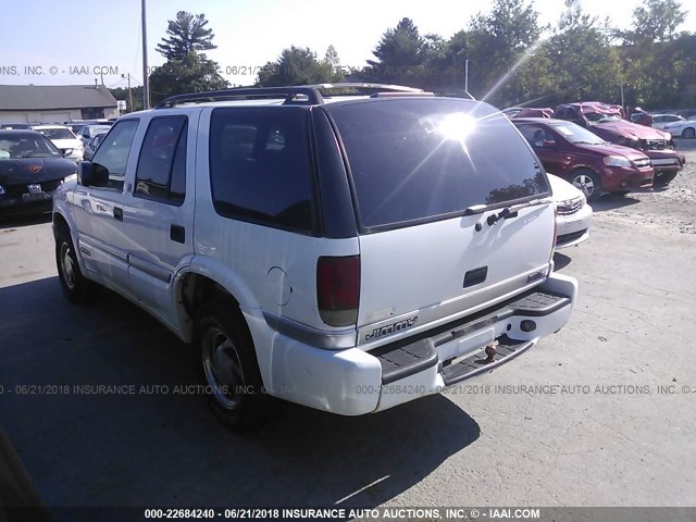 1GKDT13W6Y2252581 - 2000 GMC JIMMY / ENVOY  WHITE photo 3