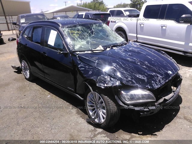 WBAVM1C54EVW46754 - 2014 BMW X1 SDRIVE28I BLACK photo 1