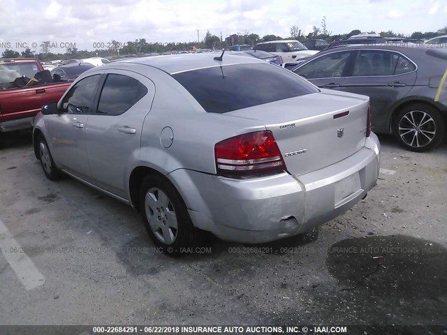 1B3CC4FB2AN126225 - 2010 DODGE AVENGER SXT SILVER photo 3