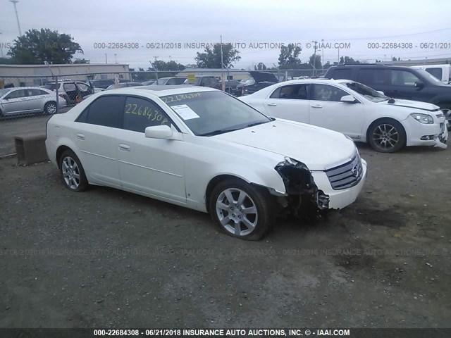 1G6DP577960124048 - 2006 CADILLAC CTS HI FEATURE V6 WHITE photo 1