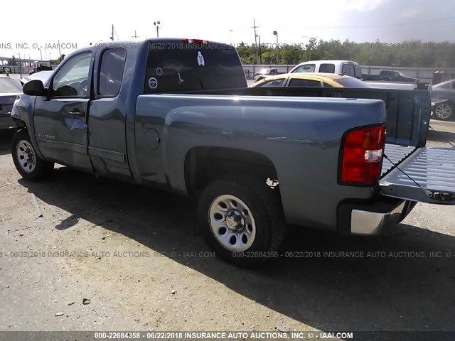 1GCRCREA4BZ323776 - 2011 CHEVROLET SILVERADO C1500  LS BLUE photo 3