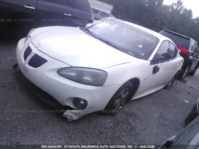 2G2WP552161196447 - 2006 PONTIAC GRAND PRIX WHITE photo 2