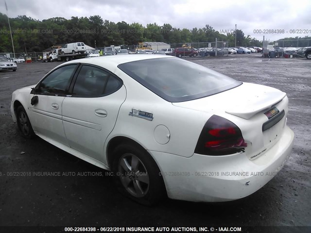 2G2WP552161196447 - 2006 PONTIAC GRAND PRIX WHITE photo 3
