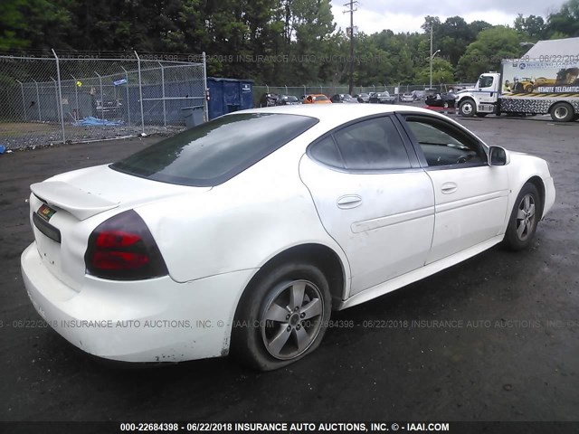 2G2WP552161196447 - 2006 PONTIAC GRAND PRIX WHITE photo 4