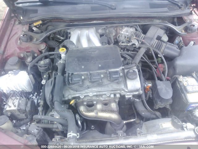 2T1FF22P81C506245 - 2001 TOYOTA CAMRY SOLARA SE/SLE Qırmızı foto 10
