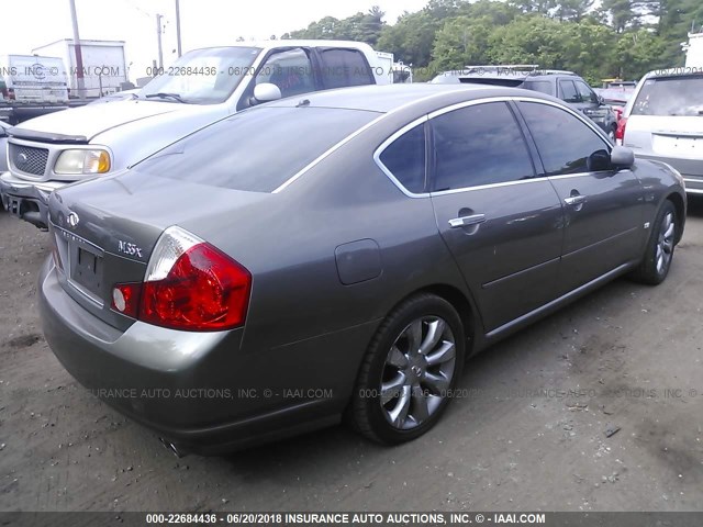 JNKAY01FX6M256632 - 2006 INFINITI M35 SPORT GRAY photo 4