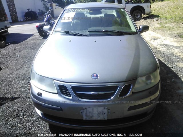 YS3FD49YX61002980 - 2006 SAAB 9-3 SILVER photo 6