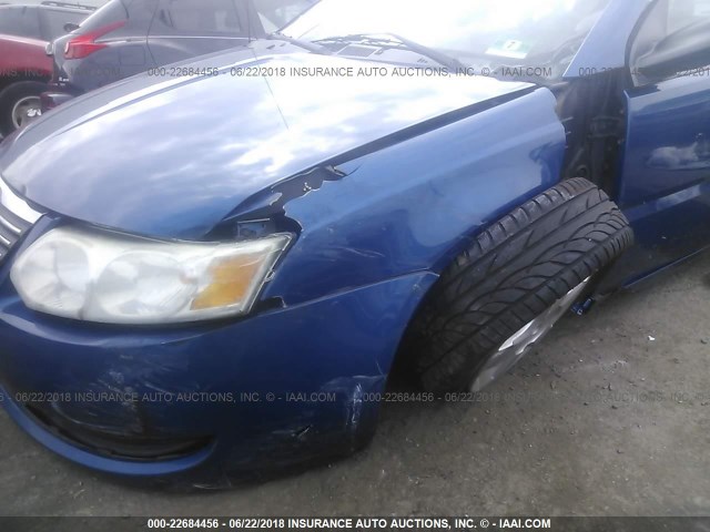 1G8AJ55F26Z102278 - 2006 SATURN ION LEVEL 2 Mavi foto 6