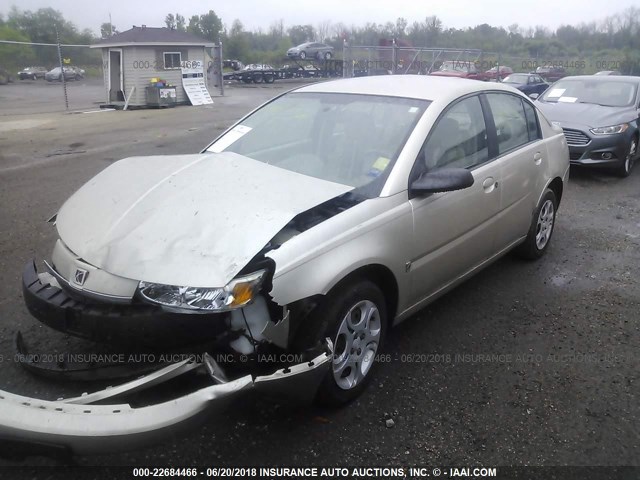 1G8AJ52F64Z169404 - 2004 SATURN ION LEVEL 2 TAN photo 2