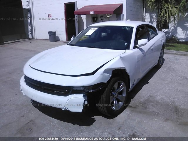 2C3CDXHG6JH176158 - 2018 DODGE CHARGER SXT PLUS WHITE photo 6