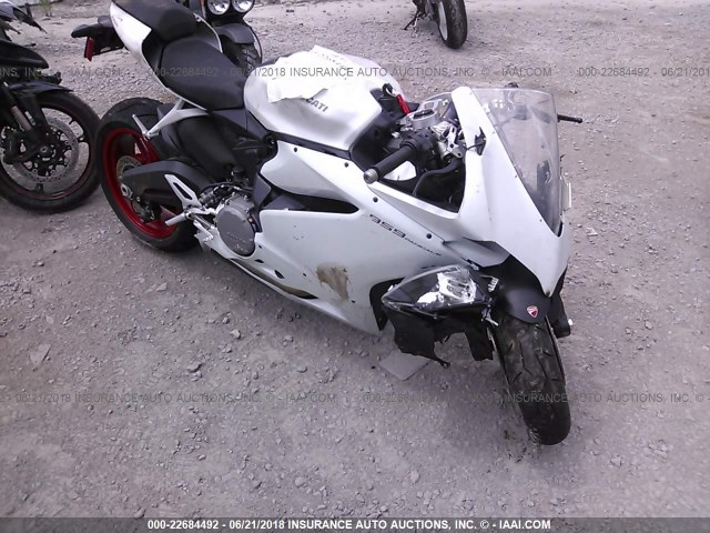 ZDM14B1W0JB007001 - 2018 DUCATI SUPERBIKE 959 PANIGALE WHITE photo 1