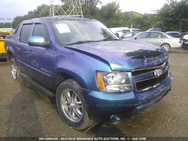 3GNEC12JX7G141258 - 2007 CHEVROLET AVALANCHE C1500 PURPLE photo 1