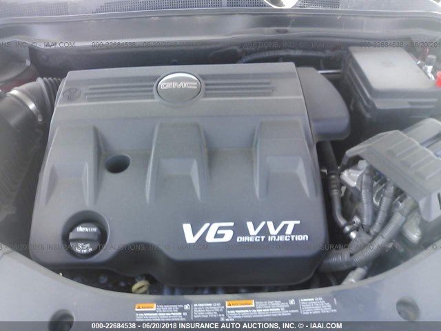 2GKFLTE39D6184507 - 2013 GMC TERRAIN SLE RED photo 10