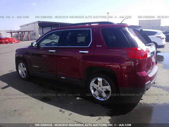 2GKFLTE39D6184507 - 2013 GMC TERRAIN SLE RED photo 3