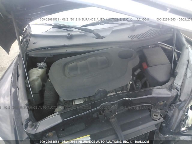 3GNBAADB9AS503017 - 2010 CHEVROLET HHR LS BLACK photo 10