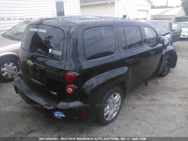 3GNBAADB9AS503017 - 2010 CHEVROLET HHR LS BLACK photo 4