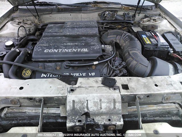 1LNLM97V5VY648283 - 1997 LINCOLN CONTINENTAL  银色 照片 10