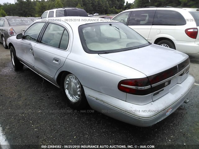 1LNLM97V5VY648283 - 1997 LINCOLN CONTINENTAL  银色 照片 3