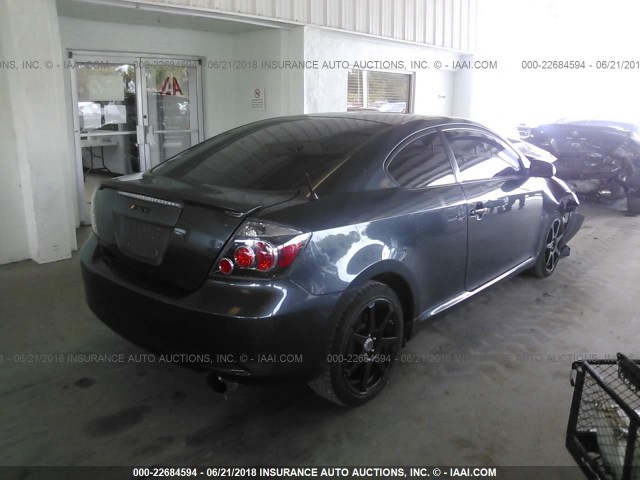 JTKDE3B73A0308966 - 2010 TOYOTA SCION TC GRAY photo 4