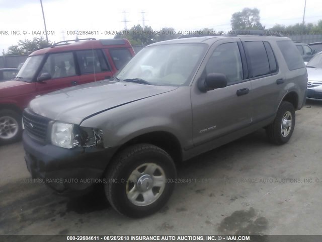 1FMDU62K05ZA31111 - 2005 FORD EXPLORER XLS/XLS SPORT BROWN photo 2