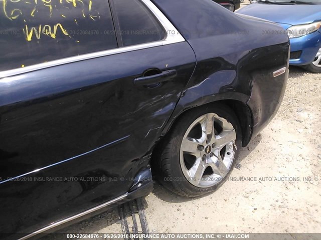 1G1ZH57B994201737 - 2009 CHEVROLET MALIBU 1LT 深蓝色 照片 6