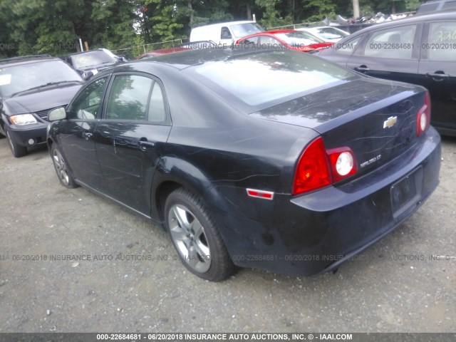 1G1ZC5EB3A4130623 - 2010 CHEVROLET MALIBU 1LT 黑色 照片 3